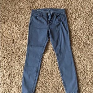 Loft Marine blue super skinny denim pant
